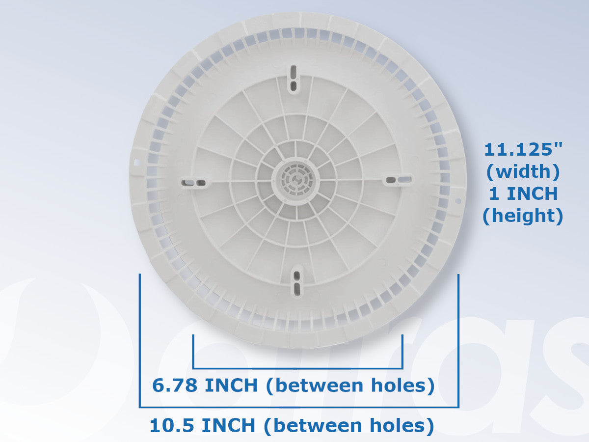Afras Anti-Vortex ABS Drain Cover - 11.125 Inch