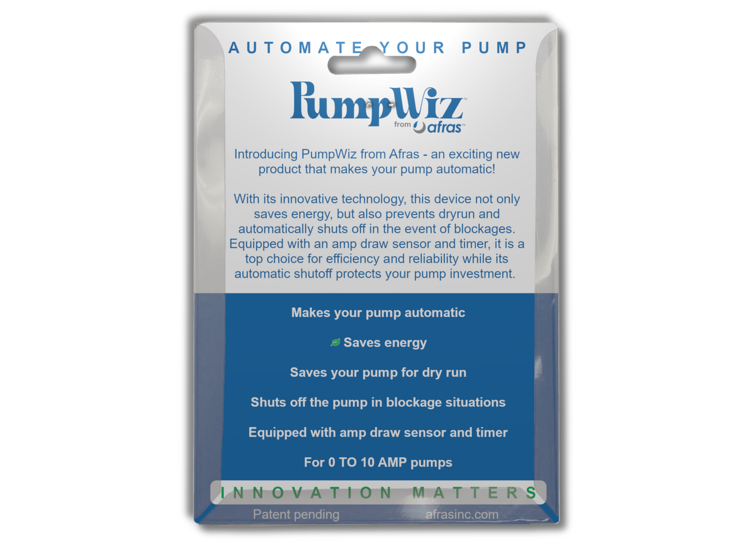 PumpWiz™ from Afras - Electronic Universal Automated Pump Control