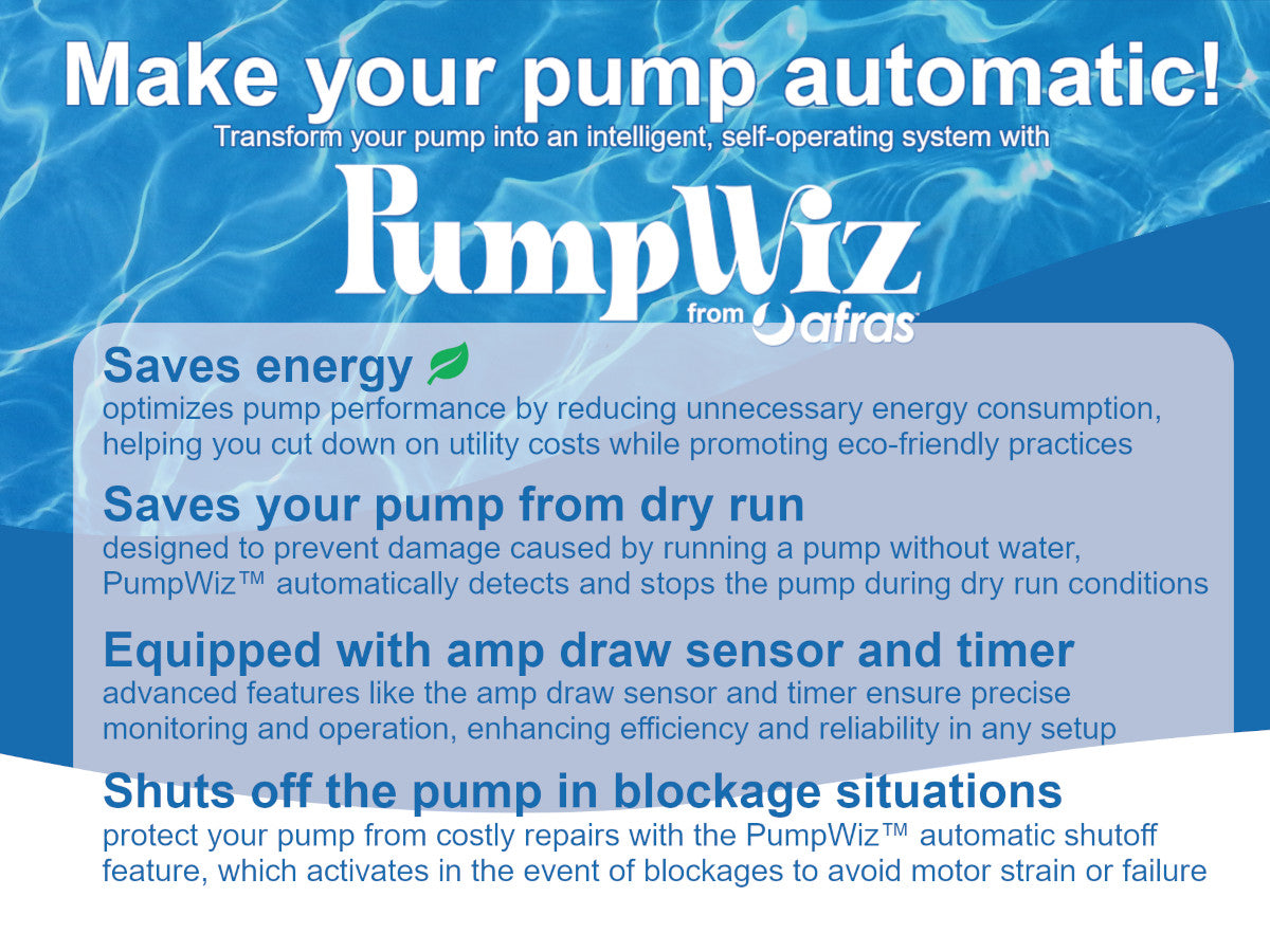 PumpWiz™ from Afras - Electronic Universal Automated Pump Control