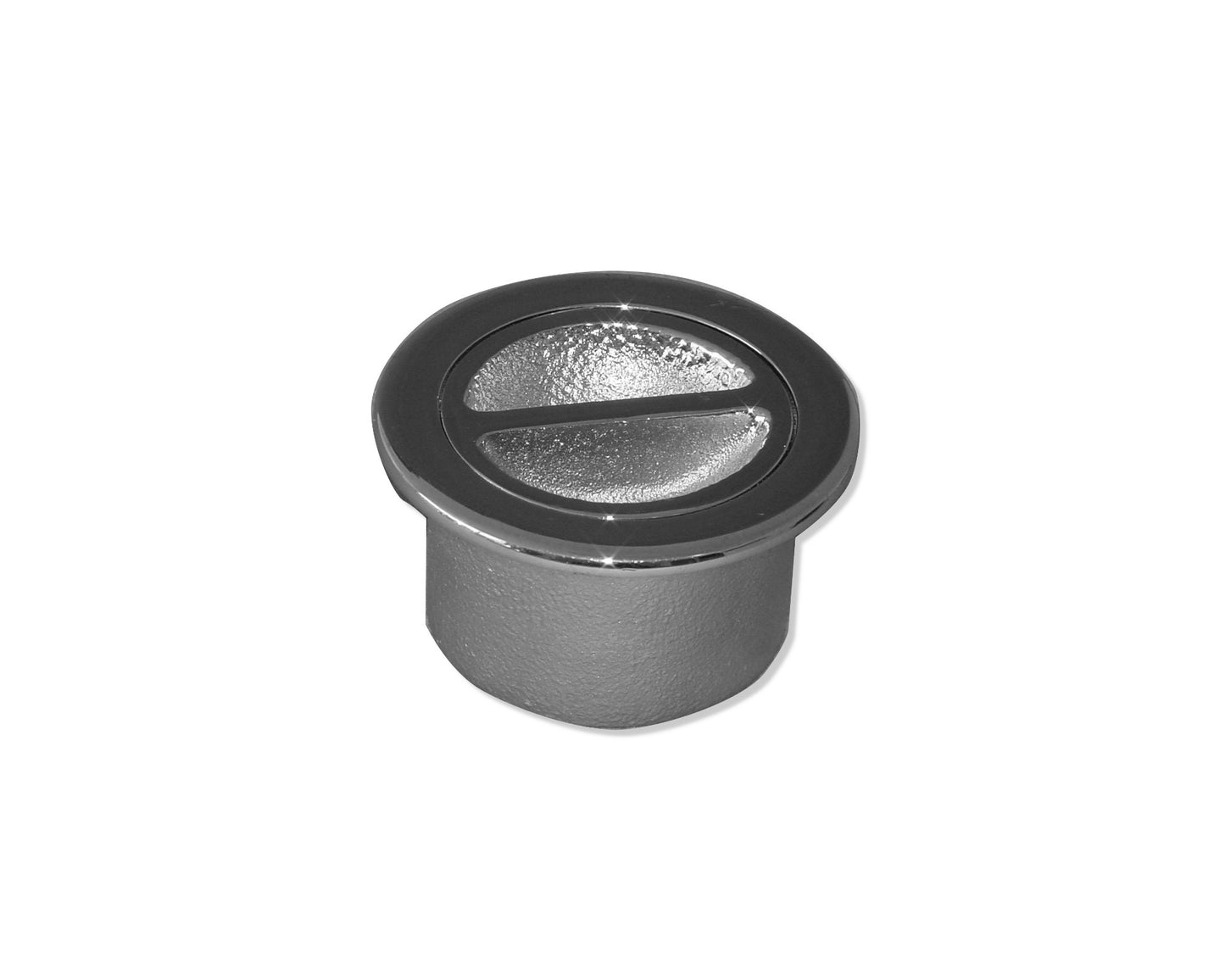 Afras Vacuum Wall Fitting 1 1/2 Inch Chrome Plated Brass