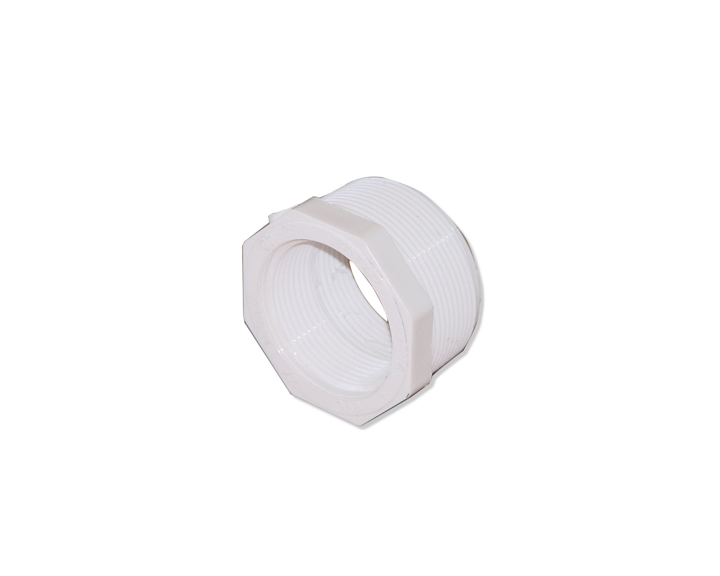 Afras Reducer Bushing 2 x 1 1/2" P.V.C. Plastic - White