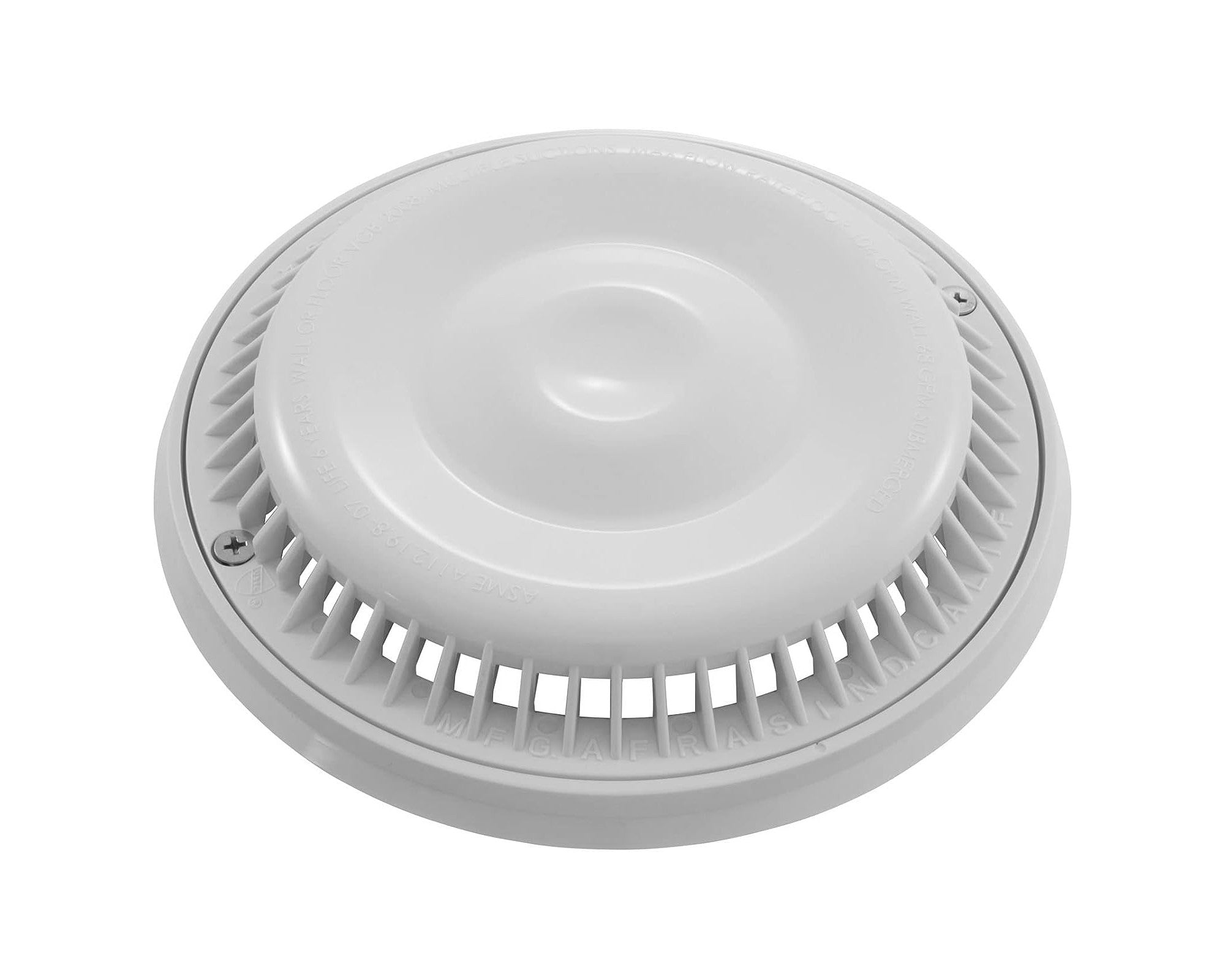 Super-Pro SG640-2310VC 8 in. Main Drain Anti-Vortex Frame & Grate White