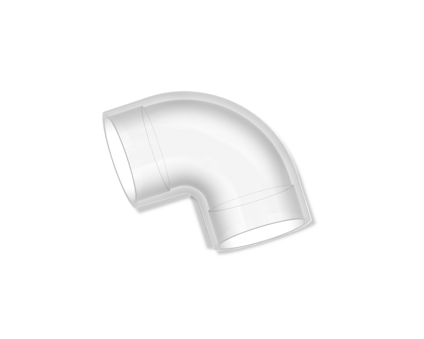 Afras Clear PVC Elbow