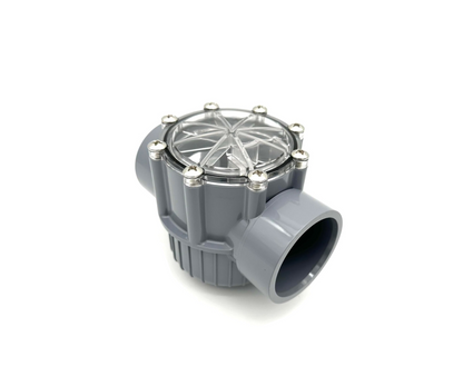 Afras CPVC Check Valve | 2" to 2.5" | Teflon Seal | Clear Top