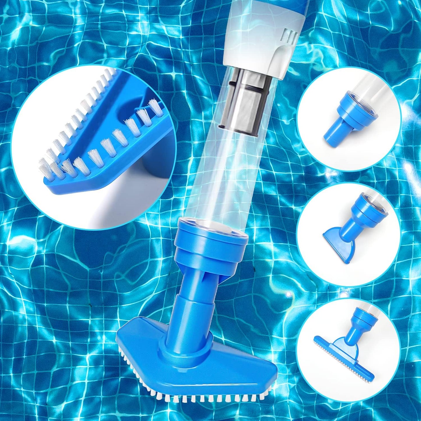 Rechargeable Cordless Electric Vacuum Cleaner for Pool and Spa