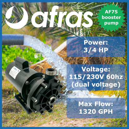 Afras 3/4 HP Booster Pump – Powerful Performance for Pressure Side Pool Cleaners