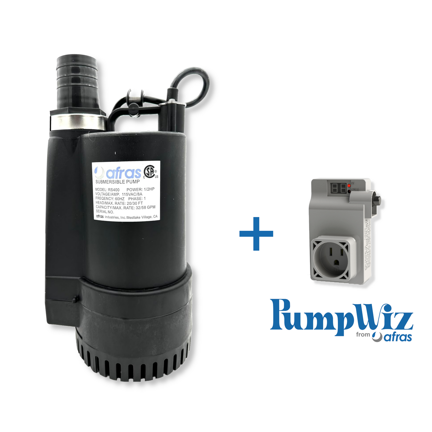 Afras RS400 1/2HP Submersible Pool Pump