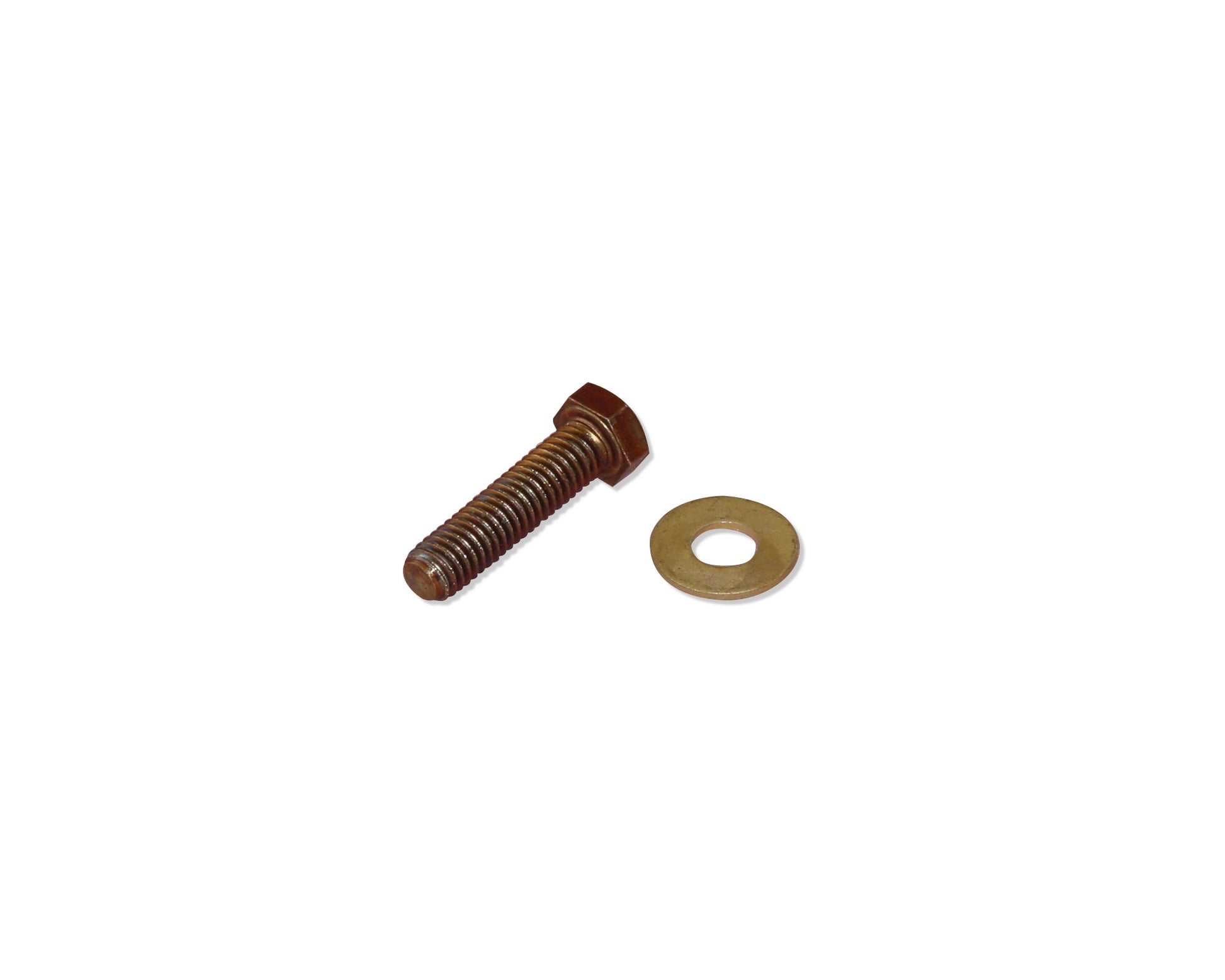 Bolt and Washer for Afras Brass Wedge Anchor With Integral Flange